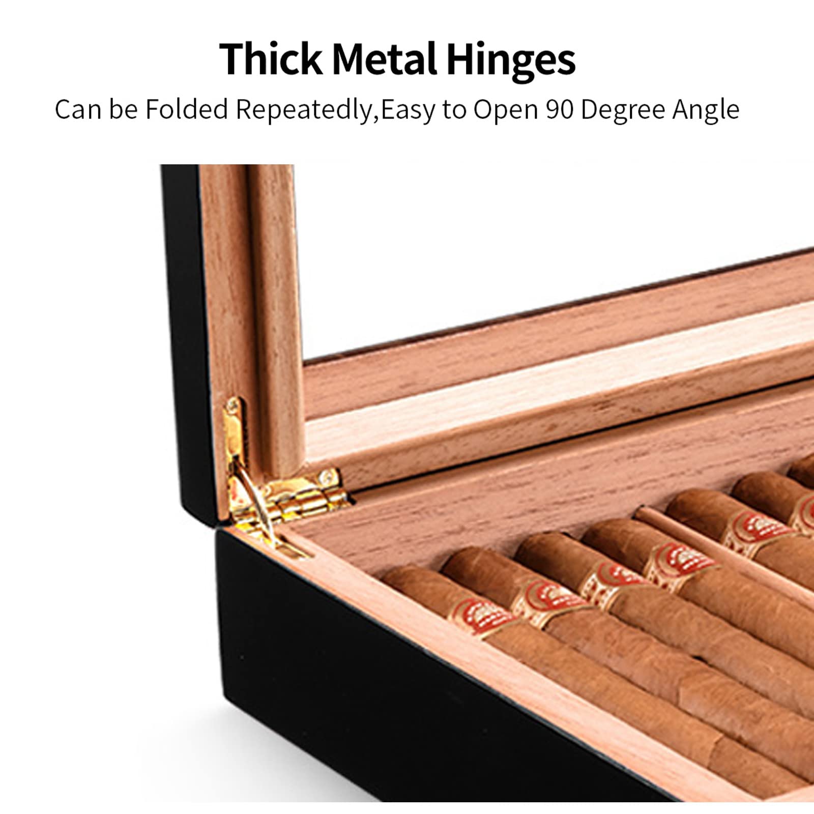 Amazon | CIGARLOONG 葉巻ヒュミドール シダーウッド シガー収納